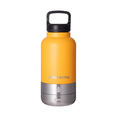 SUNSHINE SNOUT - 3 in 1 Portable Travel Water Buddy Bottle For Dogs - BUDDYBOTTLE